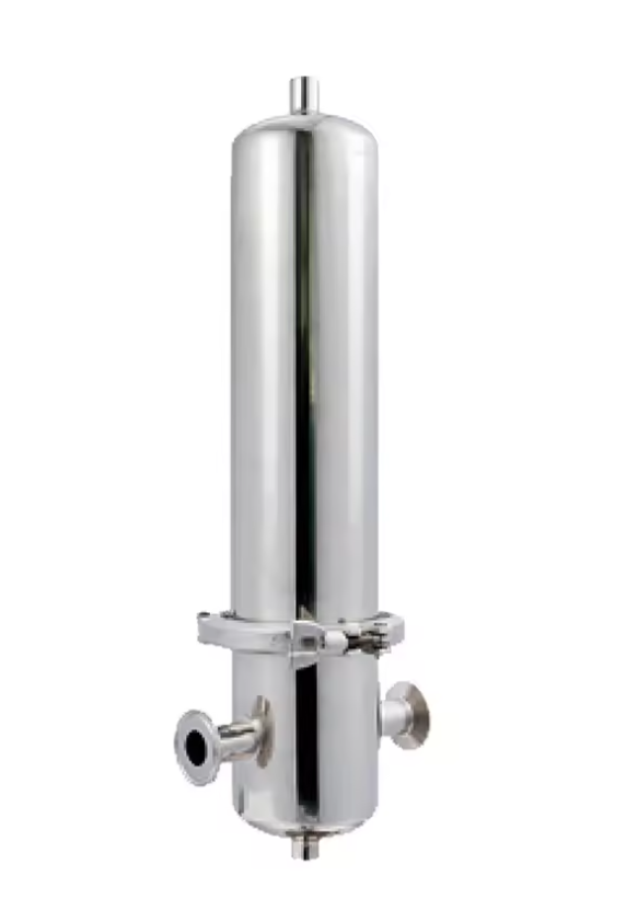 INDUSTRIAL GAS COMPRESSOR AND PURIFIERS 4 Industrial Gas Filter Housing Stainless Steel 304 Material for Compressed Air, Nitrogen, or Oxygen Filtration